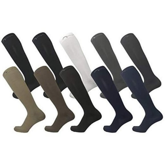 10 Pair S/M Graduated Compression Socks Moderate/M - Picture 2 of 8